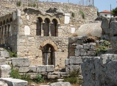 ruins in athens, greece