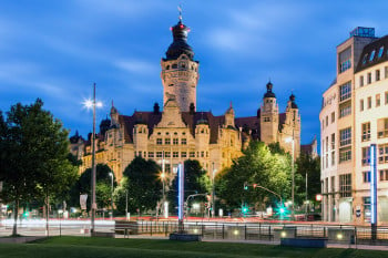 The citycenter of Leipzig, in Germany