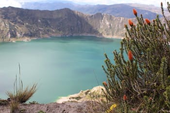 a lake in loja, ecuador