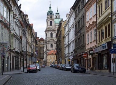 a street in Prague, Czech Republic